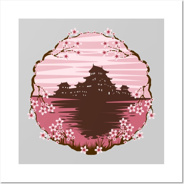 Pink Blossom Wall Art by adamzworld